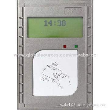 RS485 Time Attendance Clock, 140 x 200 x 41mm Dimensions, 9 to 18V AC Power Supply